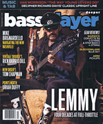 cover for Bass Player Magazine Holiday Issue 2015