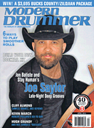 cover for Modern Drummer Magazine April 2016