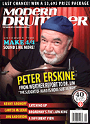 cover for Modern Drummer Magazine June 2016