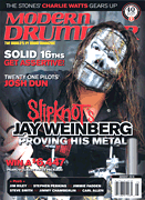 cover for Modern Drummer Magazine August 2016