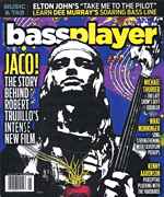 cover for Bass Player Magazine January 2016