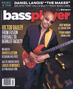 cover for Bass Player Magazine March 2016