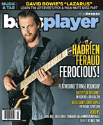 cover for Bass Player Magazine May 2016