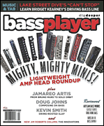 cover for Bass Player Magazine September 2016