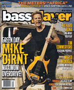cover for Bass Player Magazine December 2016