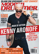 cover for Modern Drummer Magazine March 2017