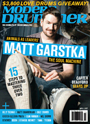 cover for Modern Drummer Magazine April 2017