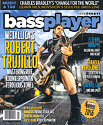 cover for Bass Player Magazine January 2017