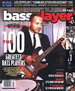 cover for Bass Player Magazine February 2017