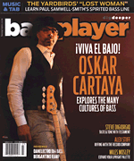cover for Bass Player Magazine March 2017