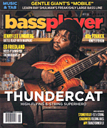 cover for Bass Player Magazine June 2017