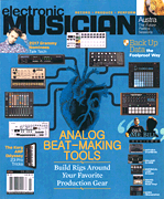 cover for Electronic Musician Magazine March 2017