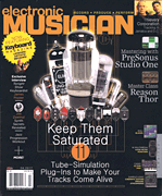 cover for Electronic Musician Magazine April 2017