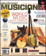 cover for Electronic Musician Magazine June 2017
