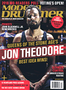 cover for Modern Drummer Magazine Dec 2017