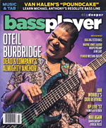 cover for Bass Player Magazine Feb 2018