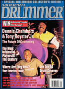 cover for Modern Drummer Magazine January 2000