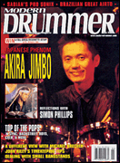cover for Modern Drummer Magazine June 2000
