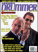cover for Modern Drummer Magazine September 2000