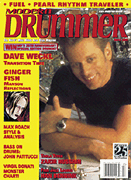cover for Modern Drummer Magazine March 2001