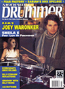 cover for Modern Drummer Magazine May 2001