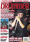 cover for Modern Drummer Magazine May 2002