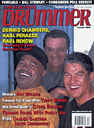 cover for Modern Drummer Magazine December 2002