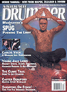 cover for Modern Drummer Magazine February 2003