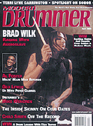 cover for Modern Drummer Magazine April 2003