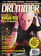 cover for Modern Drummer Magazine December 2003