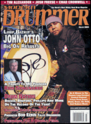 cover for Modern Drummer Magazine March 2004