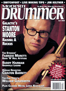 cover for Modern Drummer Magazine April 2004