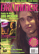 cover for Modern Drummer Magazine May 2004