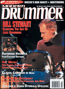 cover for Modern Drummer Magazine August 2004