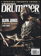 cover for Modern Drummer Magazine October 2004