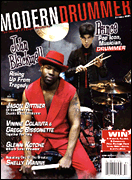 cover for Modern Drummer Magazine January 2005