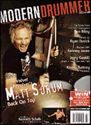 cover for Modern Drummer Magazine February 2005
