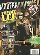 cover for Modern Drummer Magazine April 2005