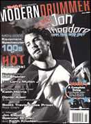 cover for Modern Drummer Magazine June 2005