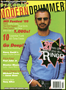 cover for Modern Drummer Magazine November 2005