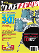 cover for Modern Drummer Magazine Back Issue - January 2006