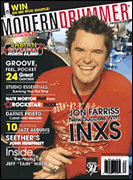 cover for Modern Drummer Magazine Back Issue - February 2006