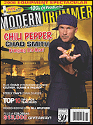cover for Modern Drummer Magazine Back Issue - June 2006
