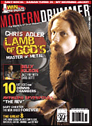 cover for Modern Drummer Magazine Back Issue - October 2006