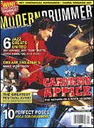 cover for Modern Drummer Magazine Back Issue - April 2007