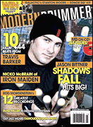 cover for Modern Drummer Magazine Back Issue - May 2007