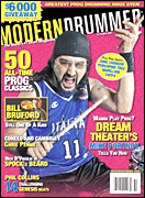 cover for Modern Drummer Magazine Back Issue - October 2007